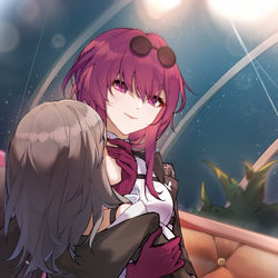 This is a pixiv picture whose title is 卡芙卡～.