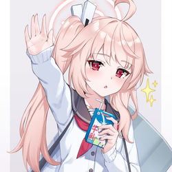 This is a pixiv picture whose title is にゃんぱすー.