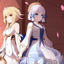 This is a pixiv picture whose title is 荧鹭-花谢花飞花满天.