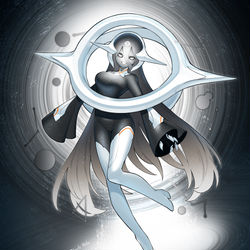 This is a pixiv picture whose title is ブラックホールちゃん.