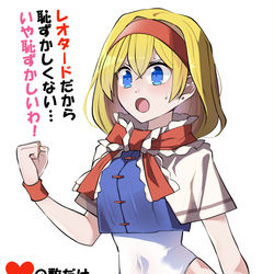 This is a pixiv picture whose title is いいねの数だけアリスのスカートが短くなります　その１.