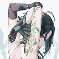 This is a pixiv picture whose title is 魈.
