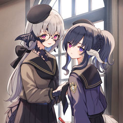 This is a pixiv picture whose title is 仲良し二人組.