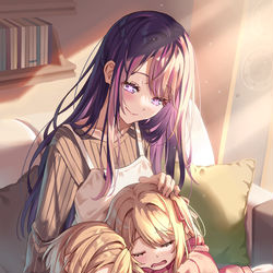 This is a pixiv picture whose title is 「愛してる」を言いたくて.