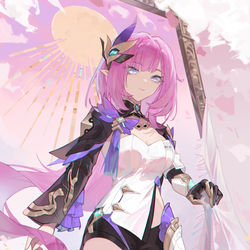 This is a pixiv picture whose title is Elysia.
