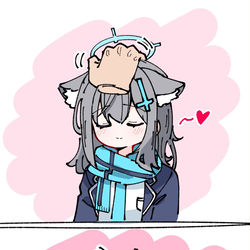 This is a pixiv picture whose title is 誕生日のなでなで.