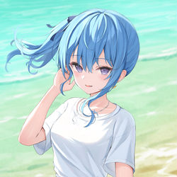 This is a pixiv picture whose title is 手、つなご？.