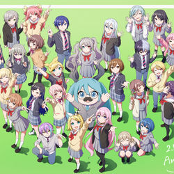 This is a pixiv picture whose title is ようこそミクデミー！！.