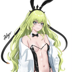 This is a pixiv picture whose title is 🐍🐰.