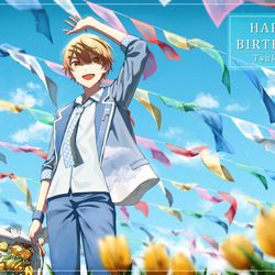 This is a pixiv picture whose title is Happy Birthday🌟.