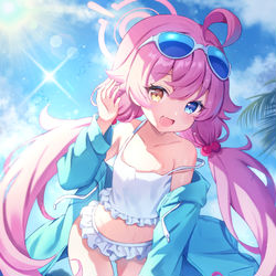 This is a pixiv picture whose title is うへ.