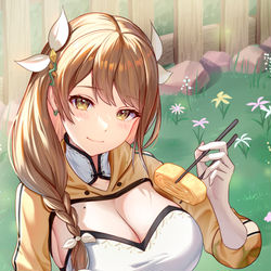 This is a pixiv picture whose title is ゴルドマリー.