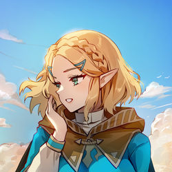 This is a pixiv picture whose title is Zelda.
