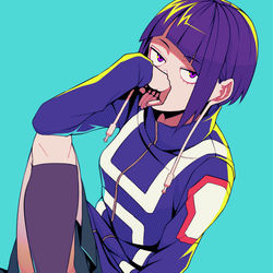 This is a pixiv picture whose title is 耳郎.