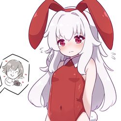 This is a pixiv picture whose title is Clara on a Bunnysuit.