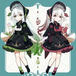 This is a pixiv picture whose title is 薬剤ナヒーダ.