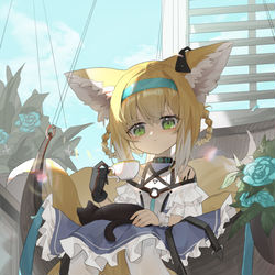 This is a pixiv picture whose title is 铃兰.