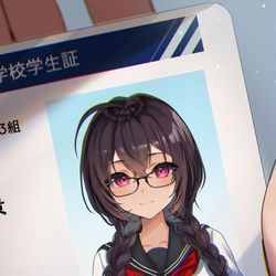 This is a pixiv picture whose title is 完璧すぎる学生証落ちてた….