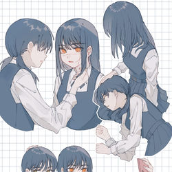 This is a pixiv picture whose title is ヨルアサ.