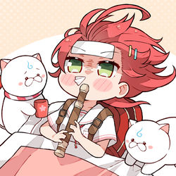 This is a pixiv picture whose title is みこちお大事に.