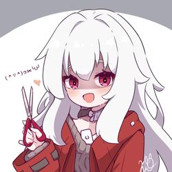 This is a pixiv picture whose title is ✂️.