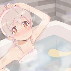 This is a pixiv picture whose title is まひろちゃんのお風呂タイム.
