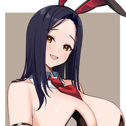 This is a pixiv picture whose title is おでこうさぎ.