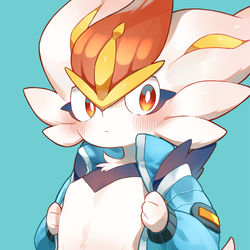 This is a pixiv picture whose title is 前開き.