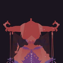 This is a pixiv picture whose title is 原神剪影-须弥篇-散兵&国崩.