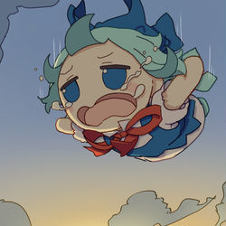 This is a pixiv picture whose title is 落下するふもふもちるの。.