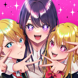 This is a pixiv picture whose title is 推しの子.