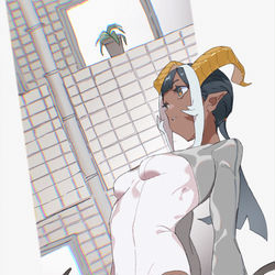 This is a pixiv picture whose title is 二角ちゃん2.