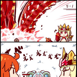 This is a pixiv picture whose title is FGO　ACコラボ編.