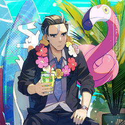 This is a pixiv picture whose title is アオキさん.