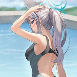 This is a pixiv picture whose title is シロコ.