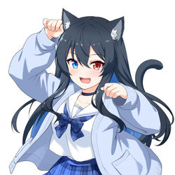 This is a pixiv picture whose title is 猫nyan~.