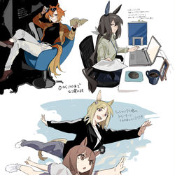 This is a pixiv picture whose title is 卒業後の幻覚.