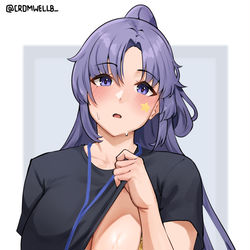 This is a pixiv picture whose title is Yuuka.