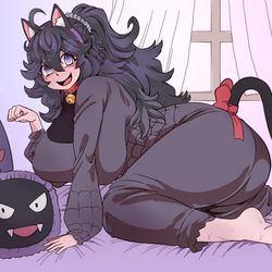 This is a pixiv picture whose title is 猫マニア.