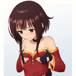 This is a pixiv picture whose title is お年頃めぐみん.