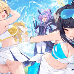 This is a pixiv picture whose title is ブルーアーカイブ.