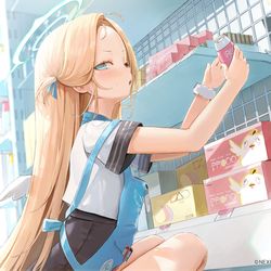 This is a pixiv picture whose title is ブルーアカ2周年.