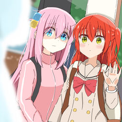 This is a pixiv picture whose title is (この服ひとりちゃんに似合いそうね！).