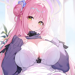 This is a pixiv picture whose title is 聖園ミカ.