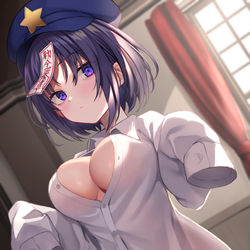 This is a pixiv picture whose title is 彼シャツ芳香ちゃん🌟.