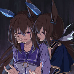 This is a pixiv picture whose title is 「「ごめんなさい」」.