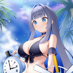 This is a pixiv picture whose title is ouro kronii.