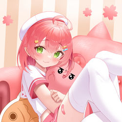 This is a pixiv picture whose title is さくらみこ.