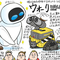 This is a pixiv picture whose title is ウォーリー.
