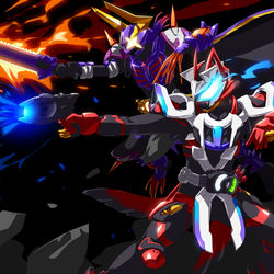 This is a pixiv picture whose title is 戦え、己の理想のために.